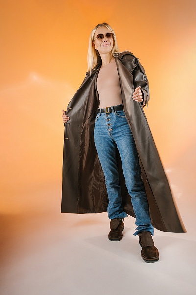 Ботинки коричневого цвета SUFINNA нат замша